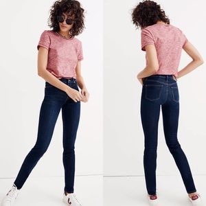 Madewell 9" High-Rise Skinny Jeans Larkspur TENCEL